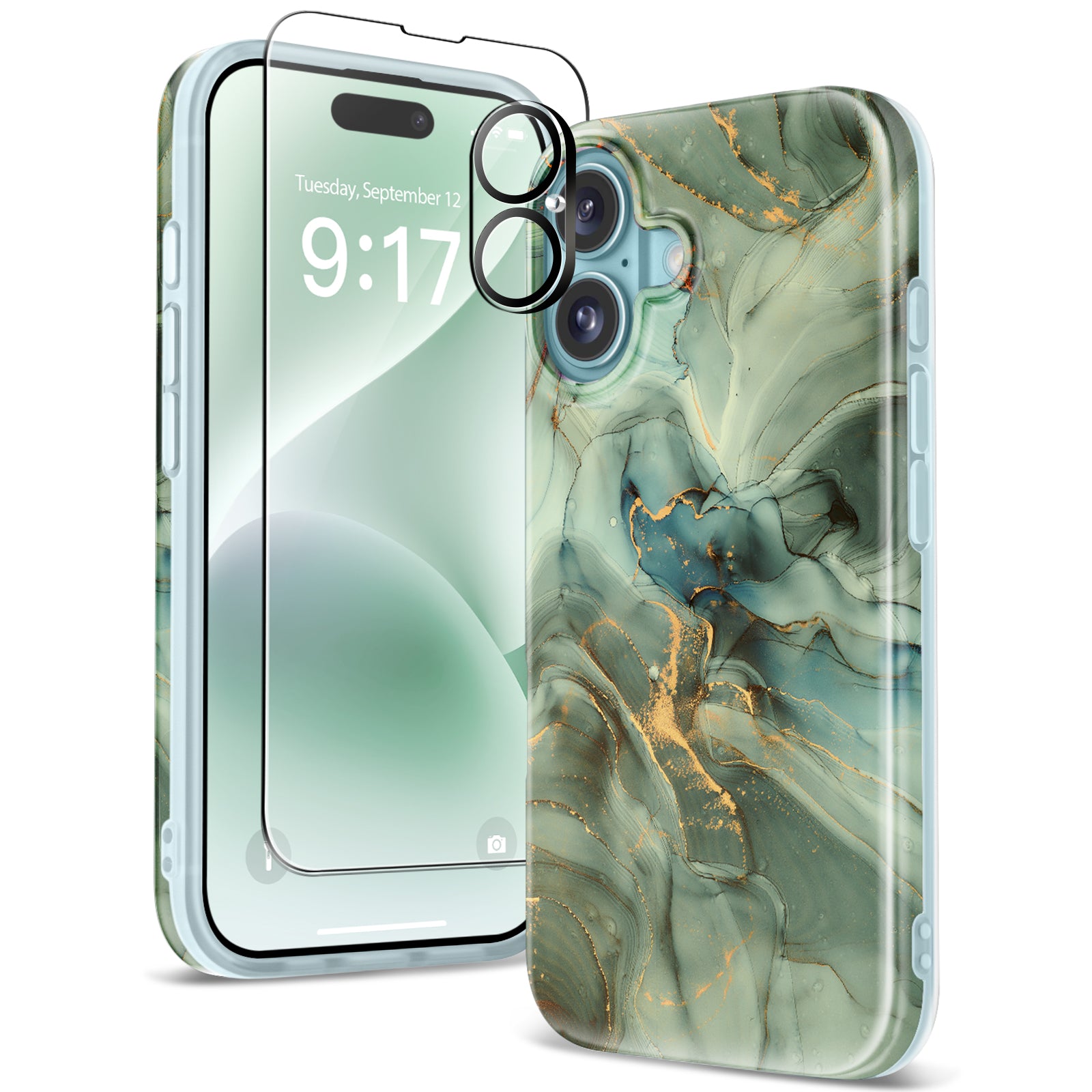 GVIEWIN Marble for iPhone 16 Case